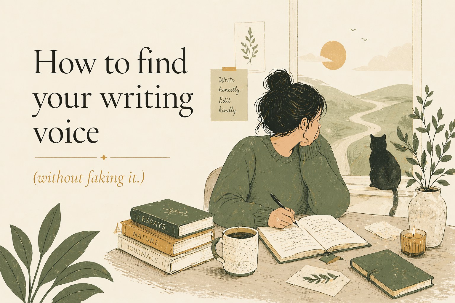 How to find your writing voice (without faking it)