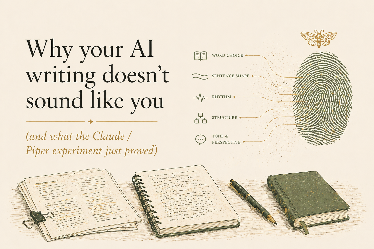 Why your writing doesn't sound like you